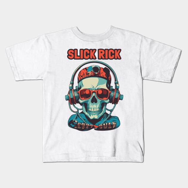 slick rick Kids T-Shirt by Retro Project